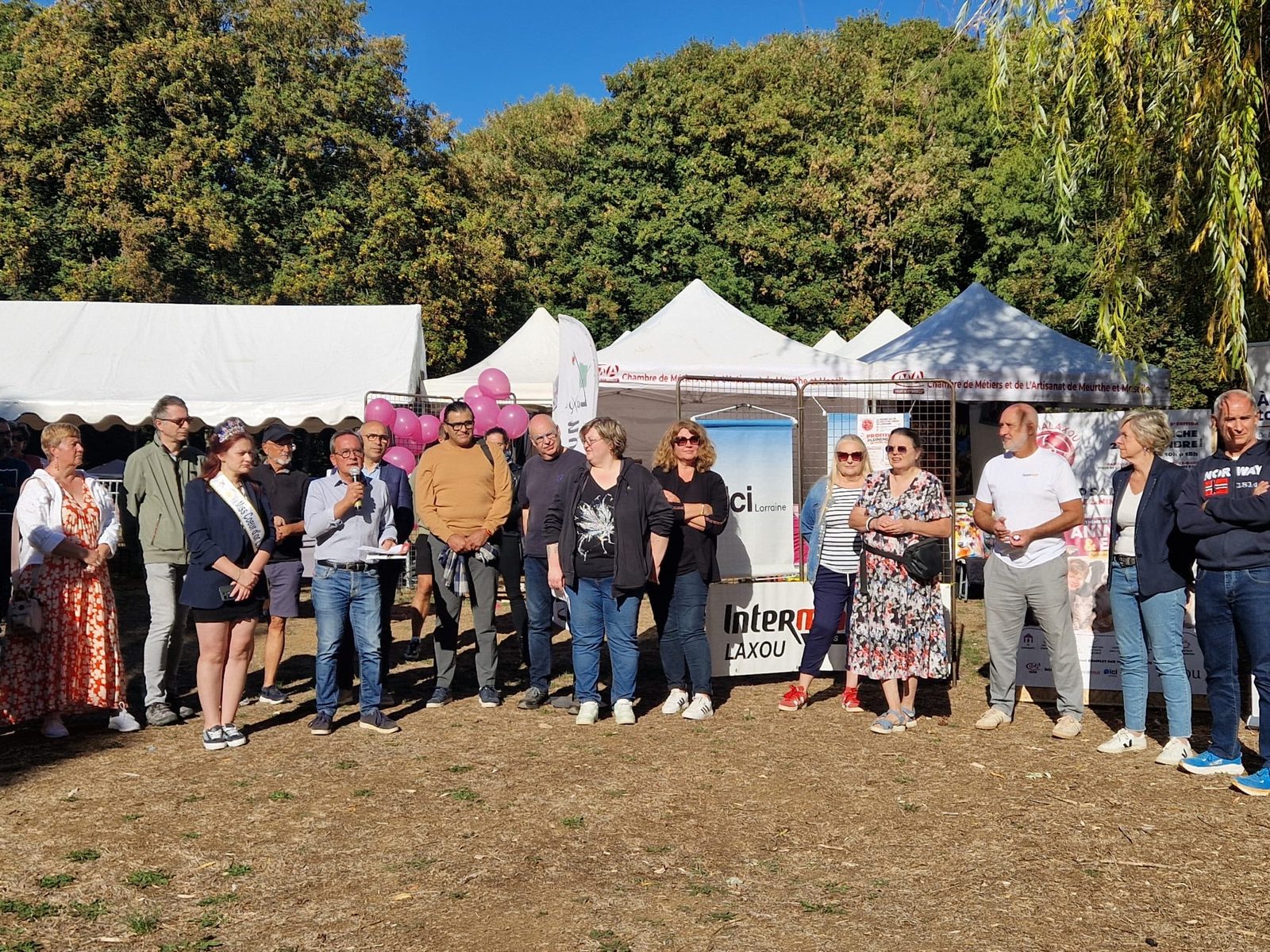 Les officiels réunis pour l’inauguration d’AnimaLaxou 2026